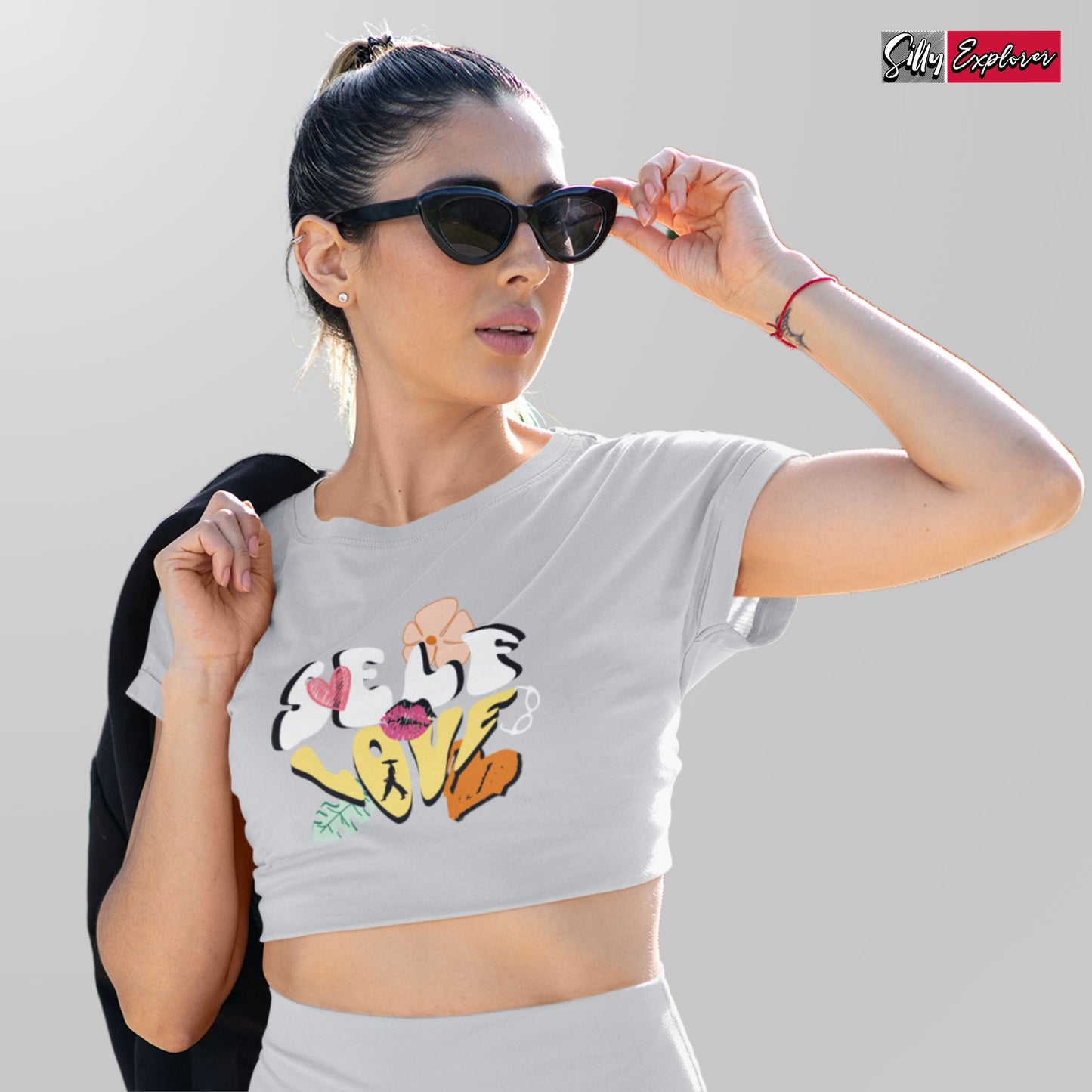 SillyExplorer_Crop_Top__Grey_Self_Love