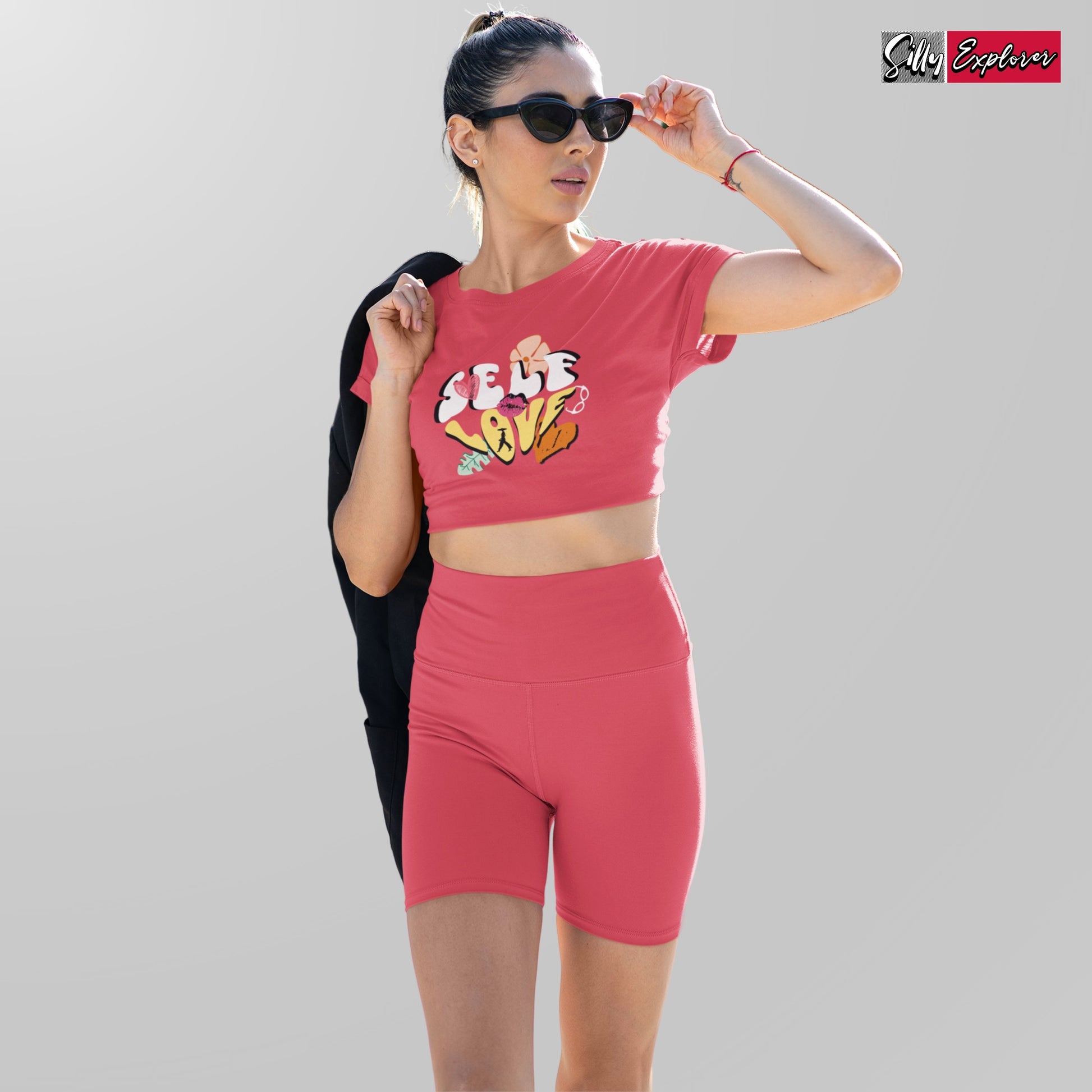 SillyExplorer_Crop_Top__Red_Self_Love