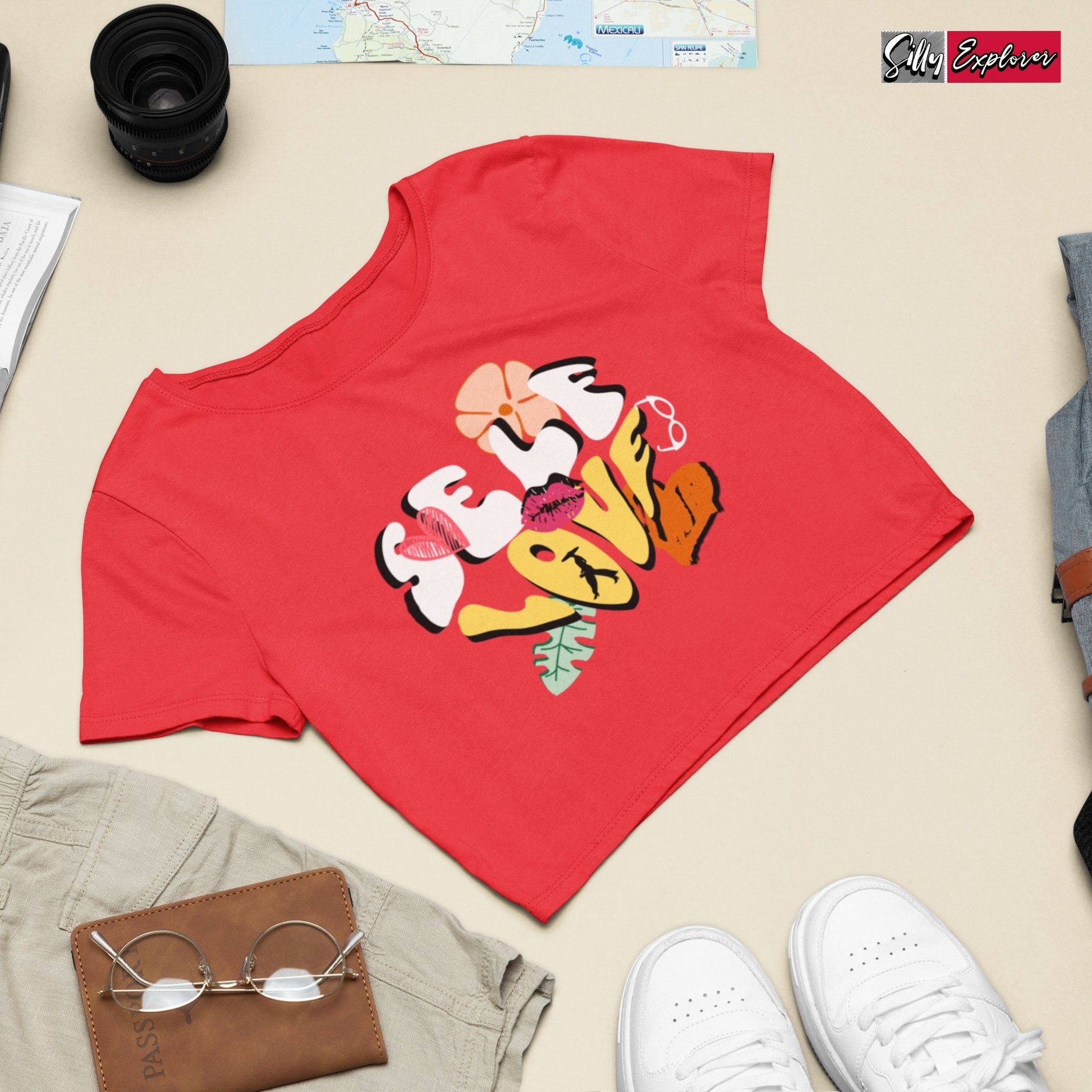 SillyExplorer_Crop_Top__Red_Self_Love