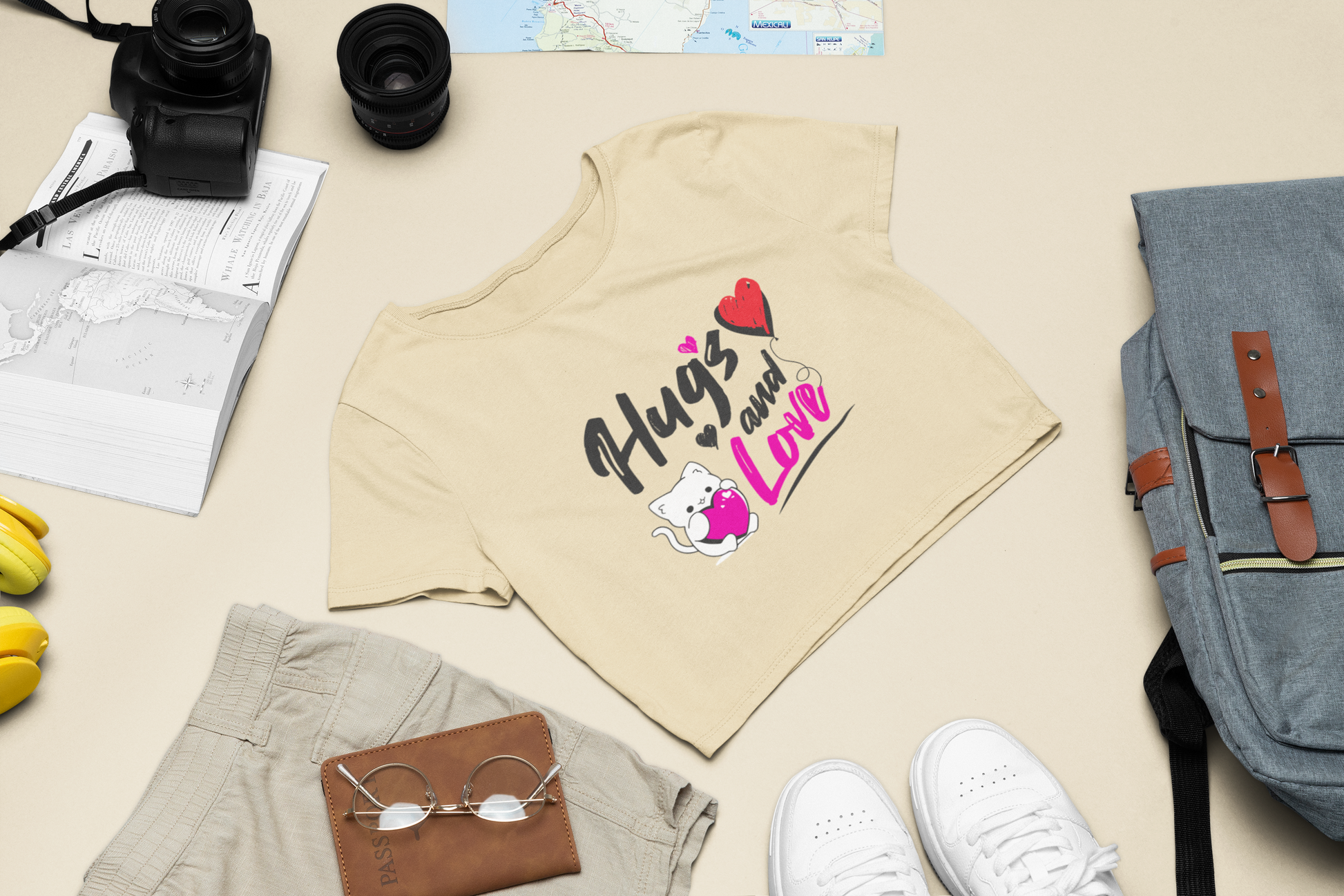 SillyExplorer_Crop_Top__Beige_Hugs_&_Love