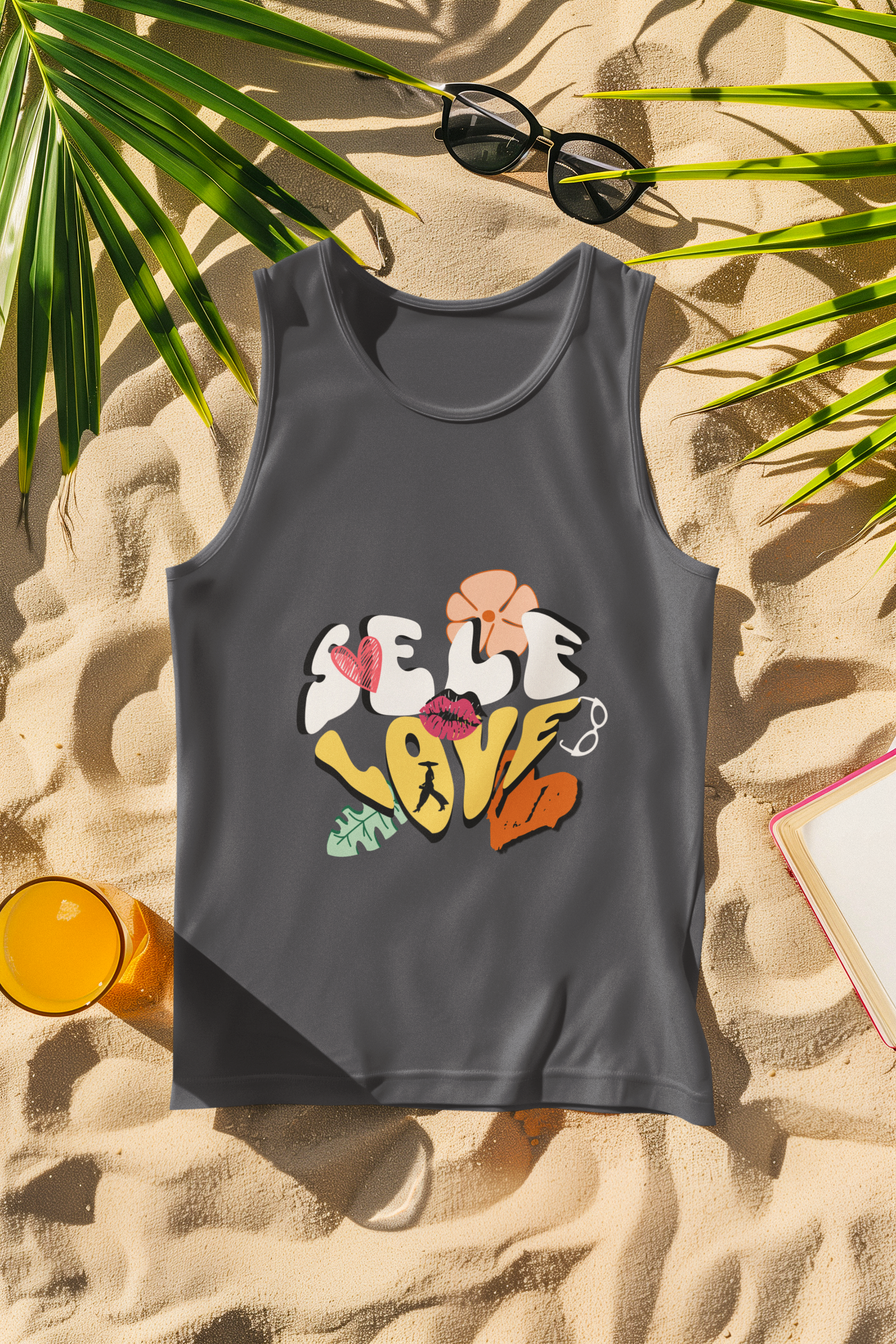 SillyExplorer_Women_Tank_Top__Charcoal_Self_Love