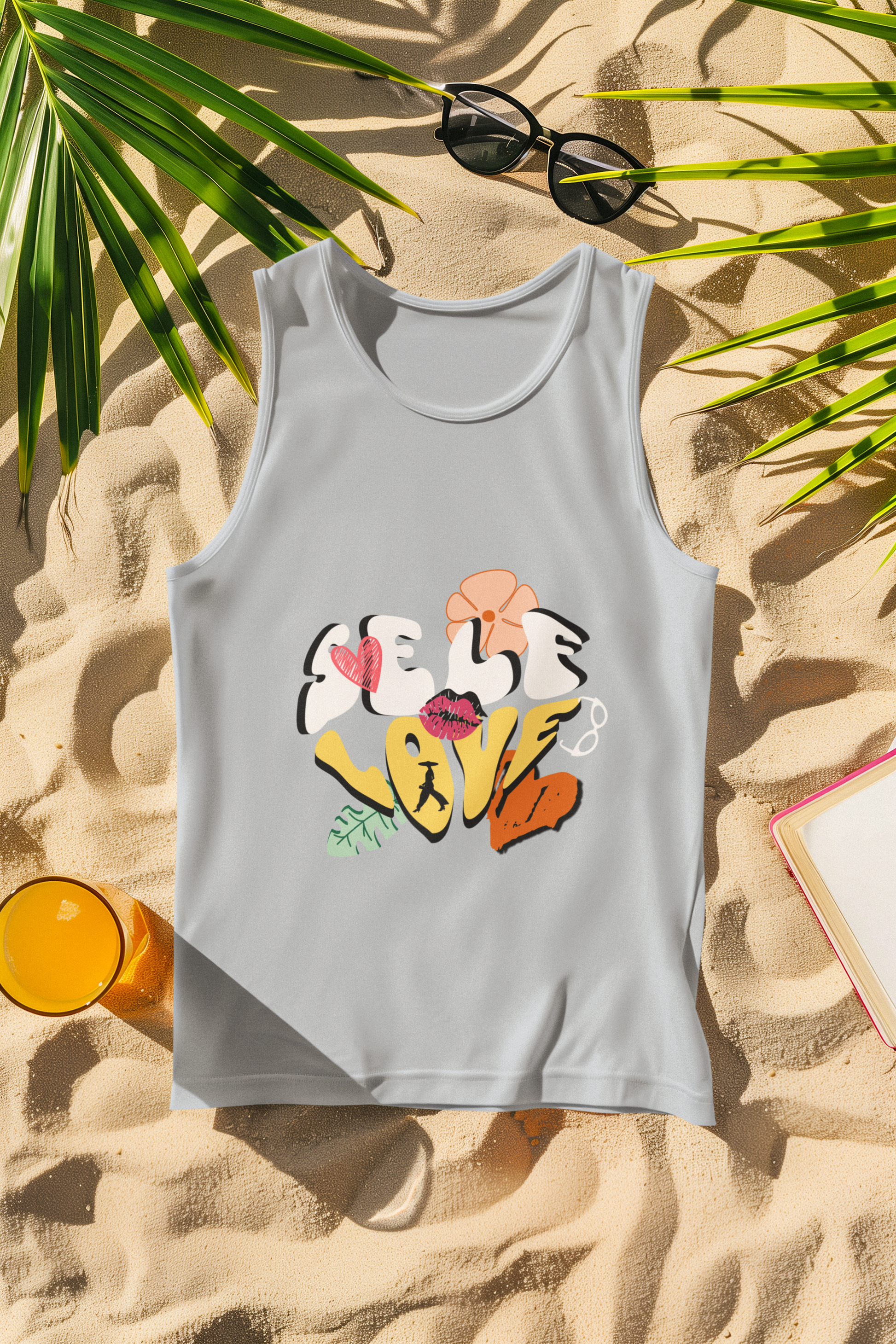 SillyExplorer_Women_Tank_Top__Grey_Self_Love