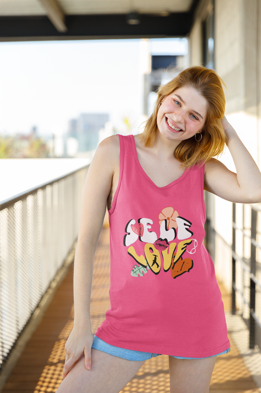 SillyExplorer_Women_Tank_Top__Pink_Self_Love