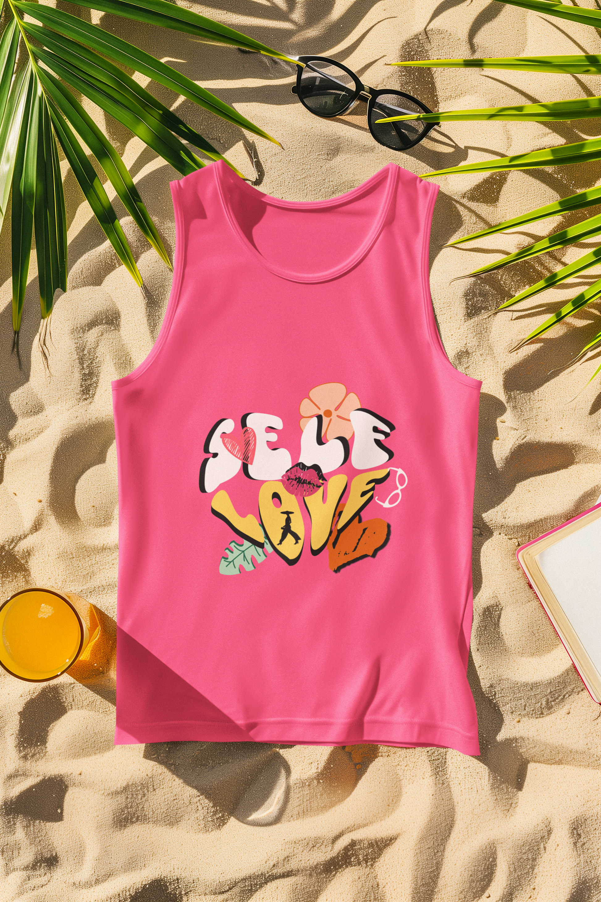 SillyExplorer_Women_Tank_Top__Pink_Self_Love