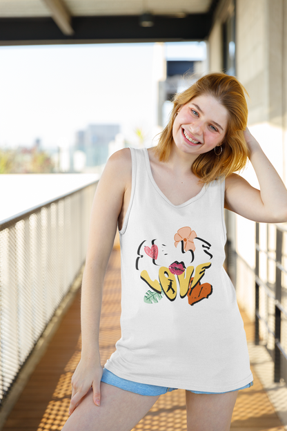 SillyExplorer_Women_Tank_Top__White_Self_Love