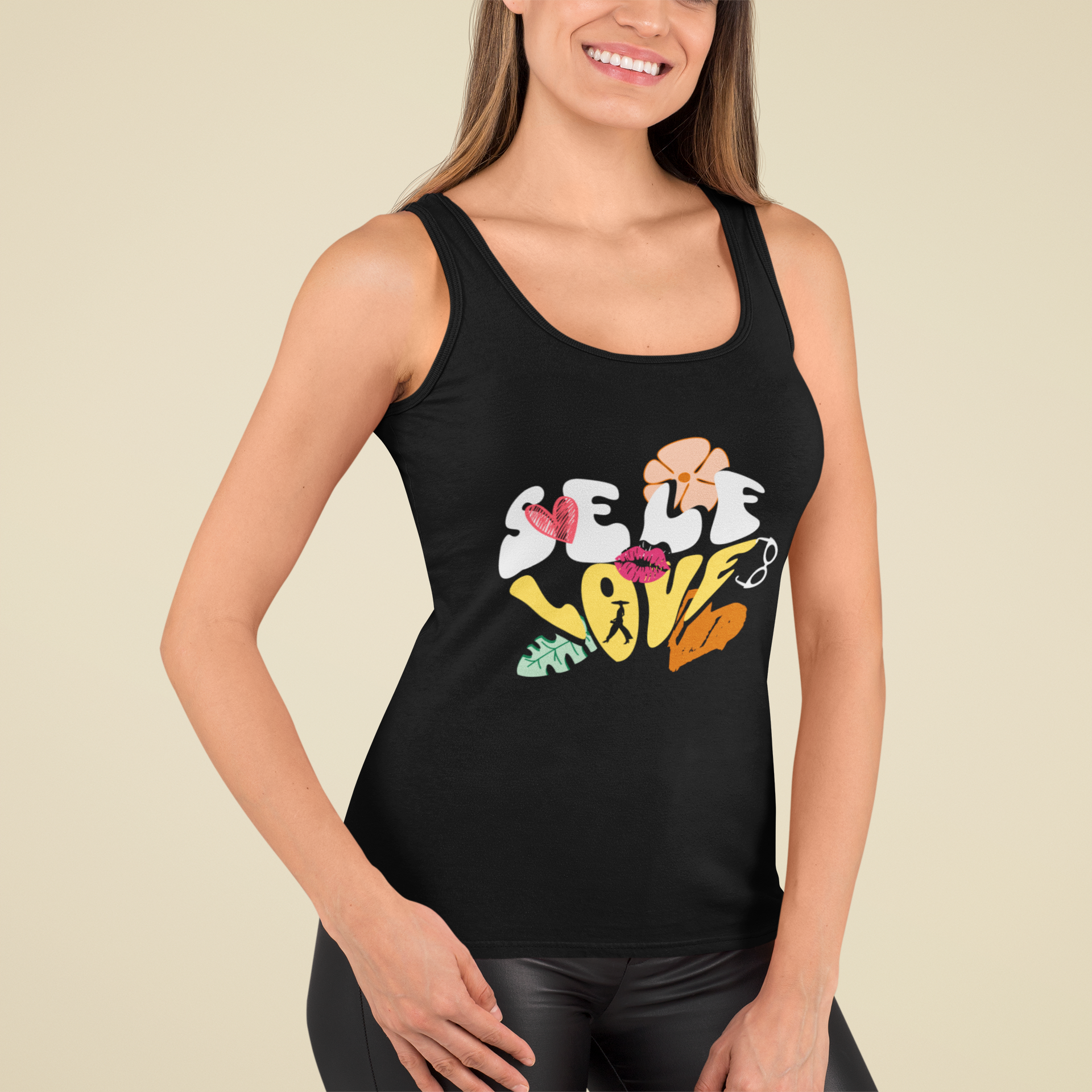SillyExplorer_Women_Tank_Top__Black_Self_Love