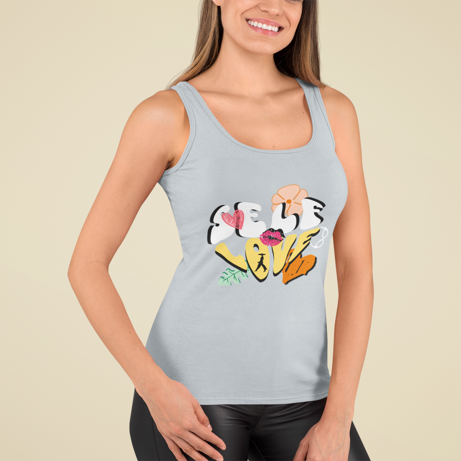 SillyExplorer_Women_Tank_Top__Grey_Self_Love