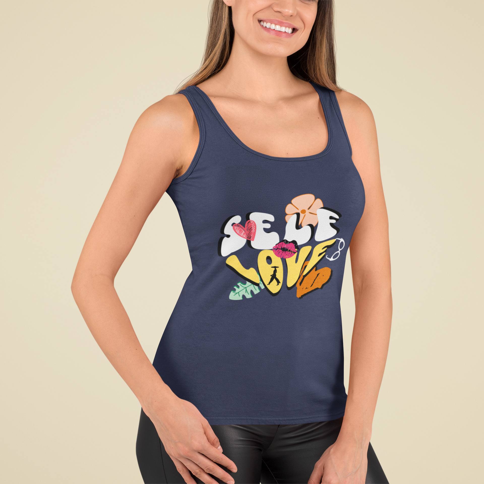 SillyExplorer_Women_Tank_Top__Navy_Blue_Self_Love