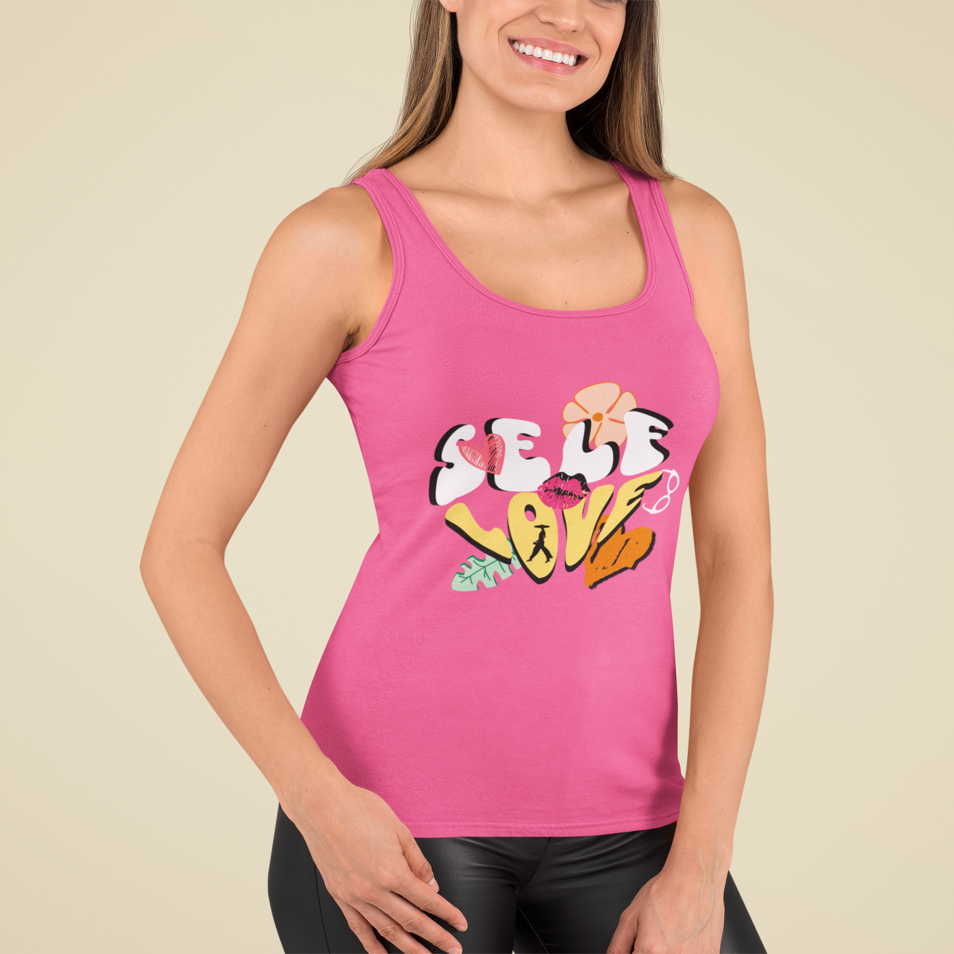 SillyExplorer_Women_Tank_Top__Pink_Self_Love