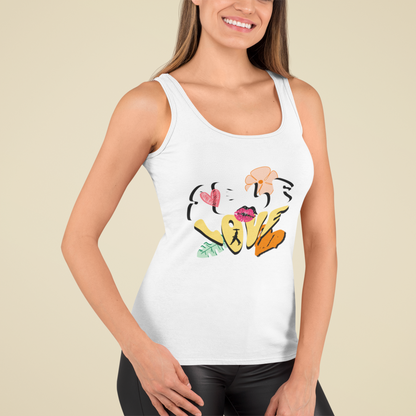 SillyExplorer_Women_Tank_Top__White_Self_Love