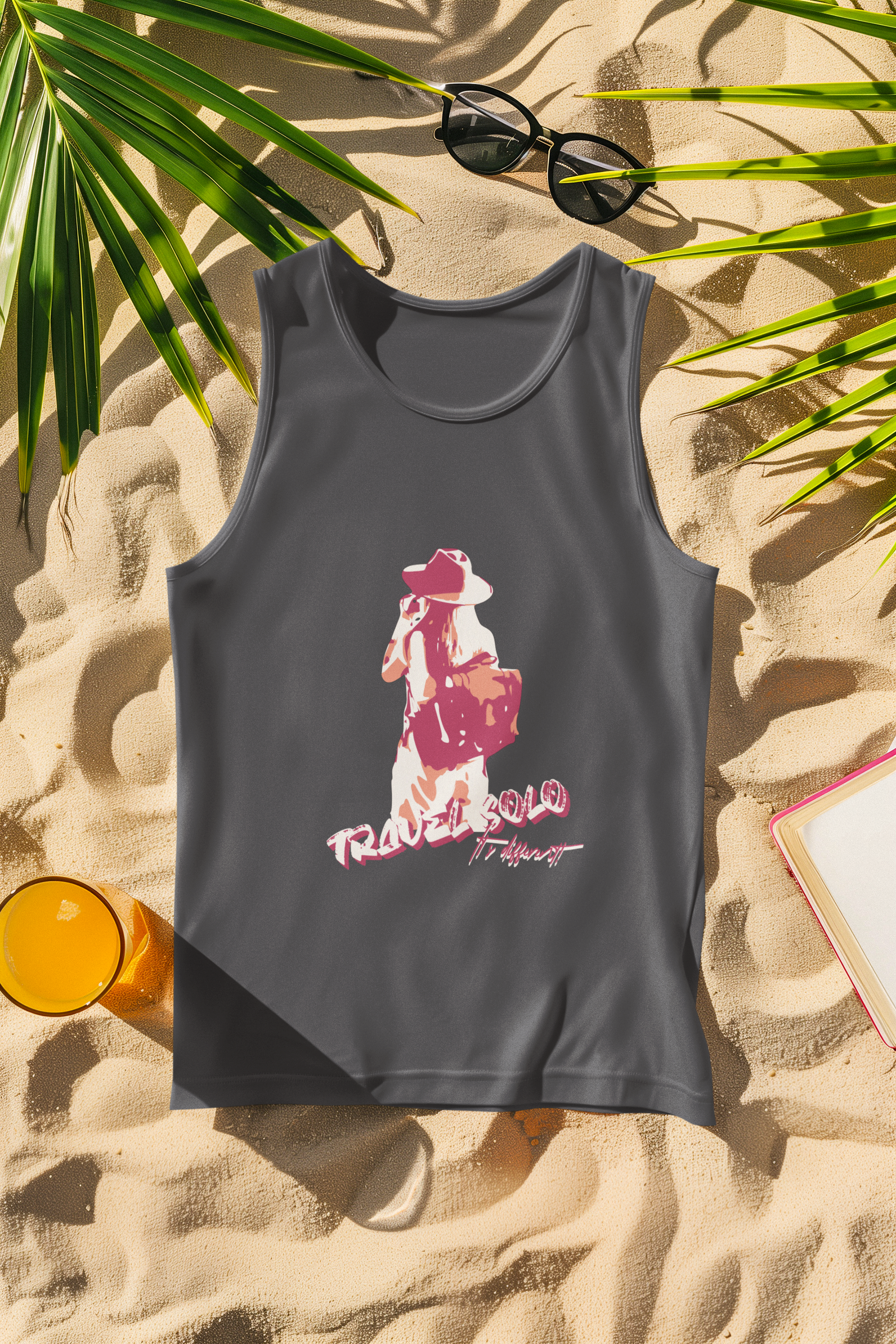 SillyExplorer_Women_Tank_Top__Charcoal_Solo_Traveller