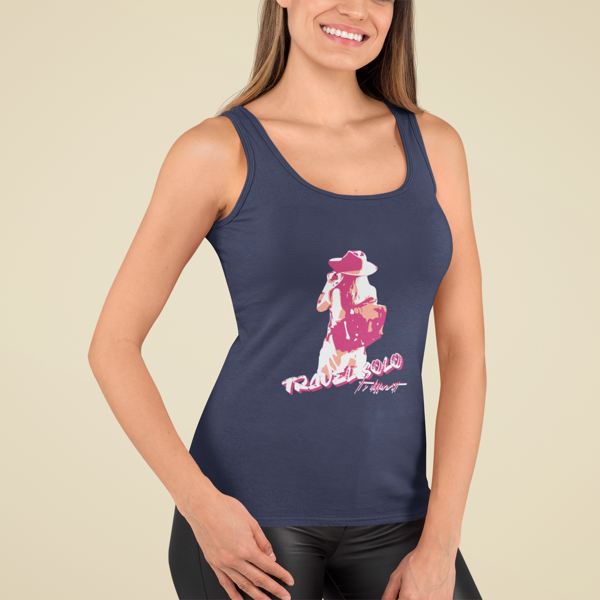 SillyExplorer_Women_Tank_Top__Navy_Blue_Solo_Traveller