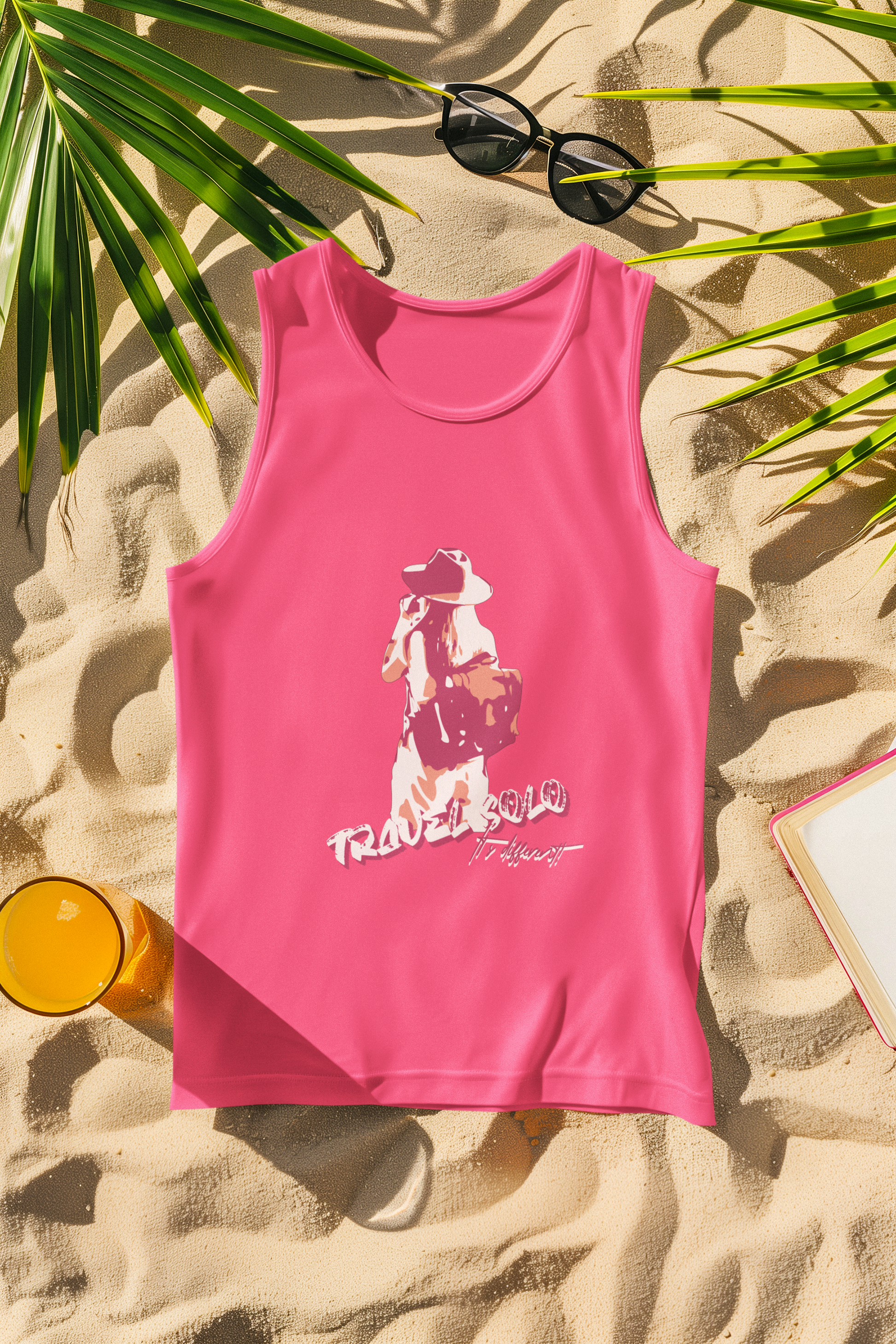 SillyExplorer_Women_Tank_Top__Pink_Solo_Traveller