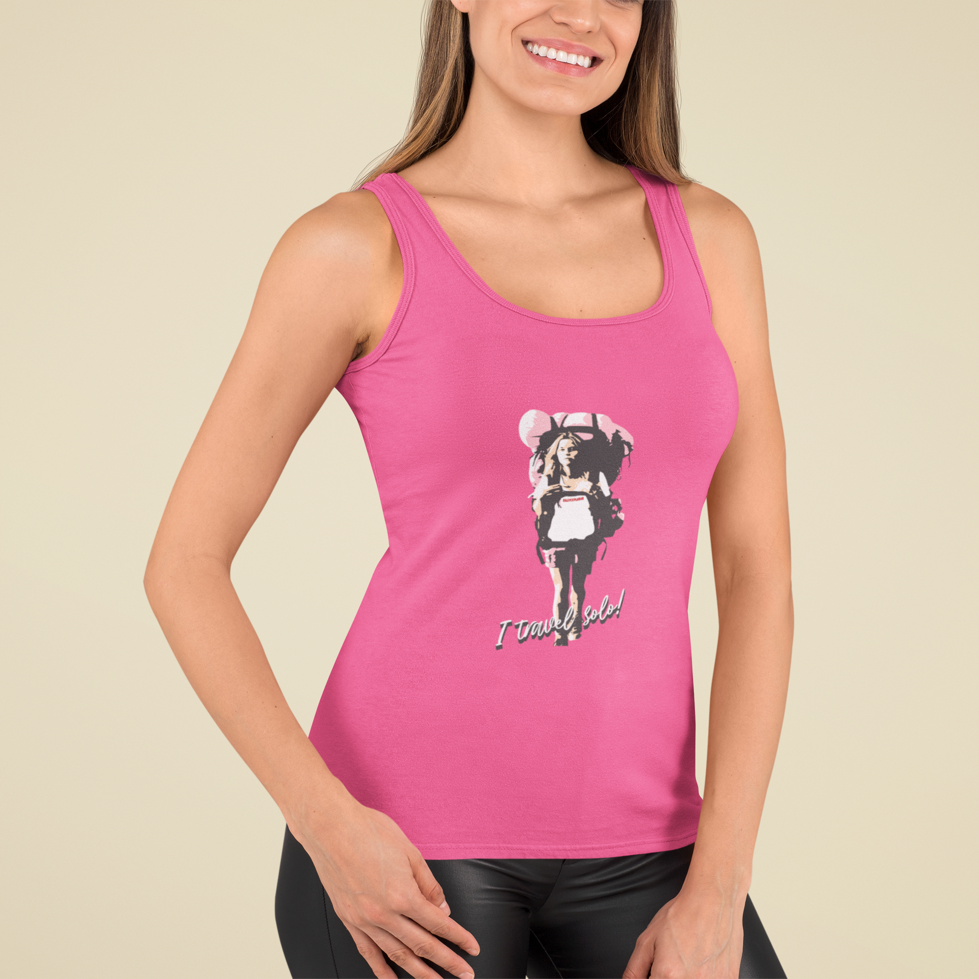 SillyExplorer_Women_Tank_Top__Pink_Solo_Backpacker