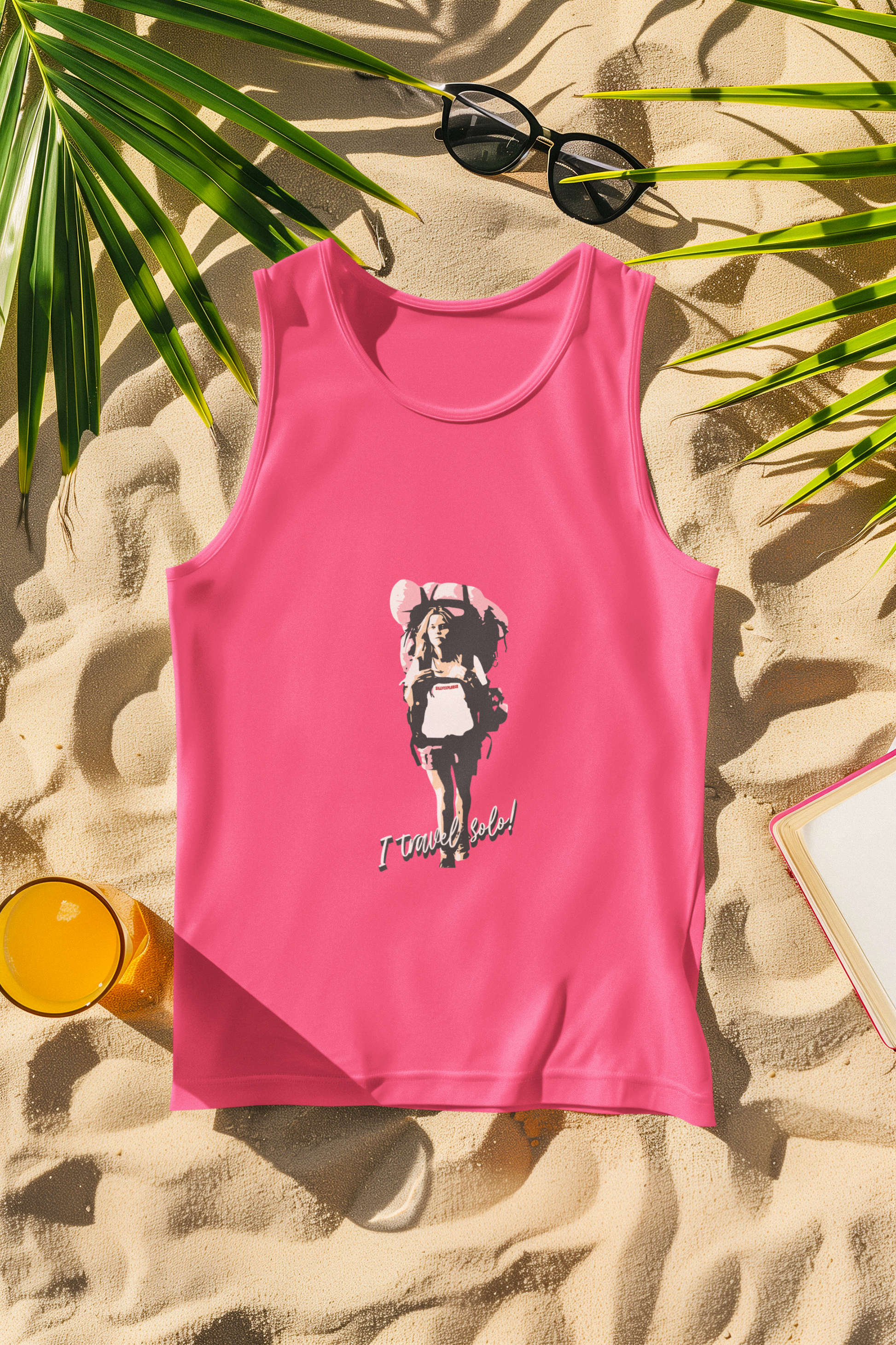 SillyExplorer_Women_Tank_Top__Pink_Solo_Backpacker