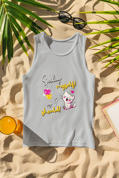 SillyExplorer_Women_Tank_Top__Grey_Spoiling_Myself