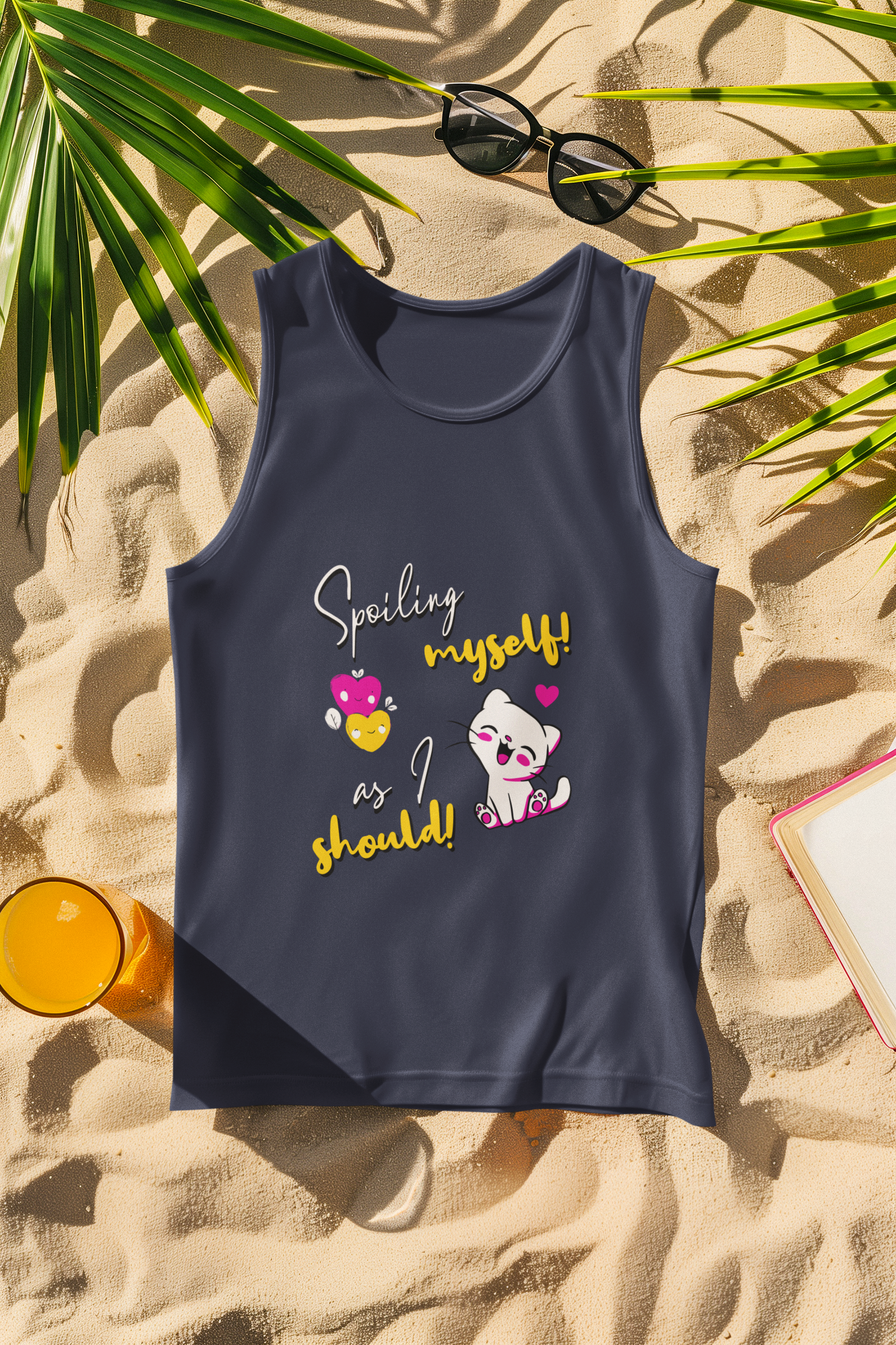 SillyExplorer_Women_Tank_Top__Navy_Blue_Spoiling_Myself