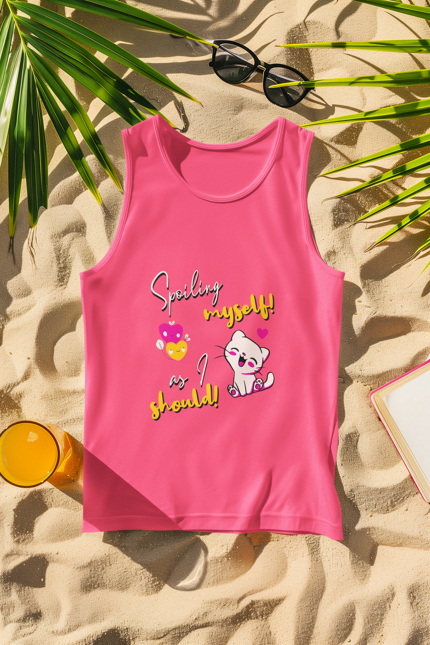 SillyExplorer_Women_Tank_Top__Pink_Spoiling_Myself