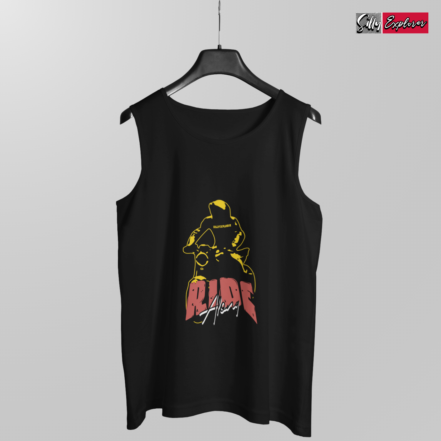 SillyExplorer_Men_Sleeveless_T-Shirt__Black_Ride_Along
