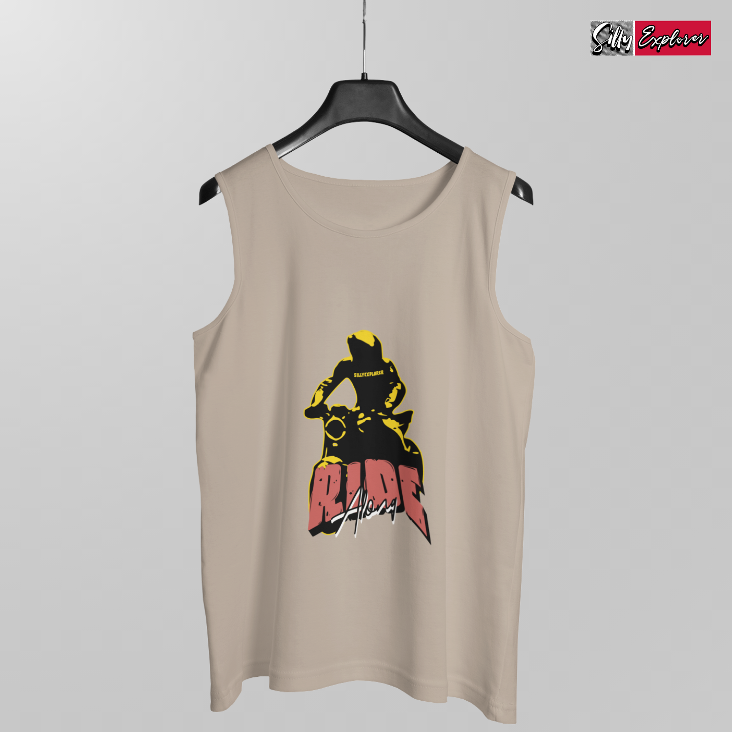 SillyExplorer_Men_Sleeveless_T-Shirt__Grey_Ride_Along