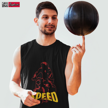 SillyExplorer_Men_Sleeveless_T-Shirt__Black_Speed_Thrills