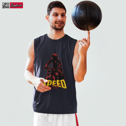 SillyExplorer_Men_Sleeveless_T-Shirt__Navy_Speed_Thrills