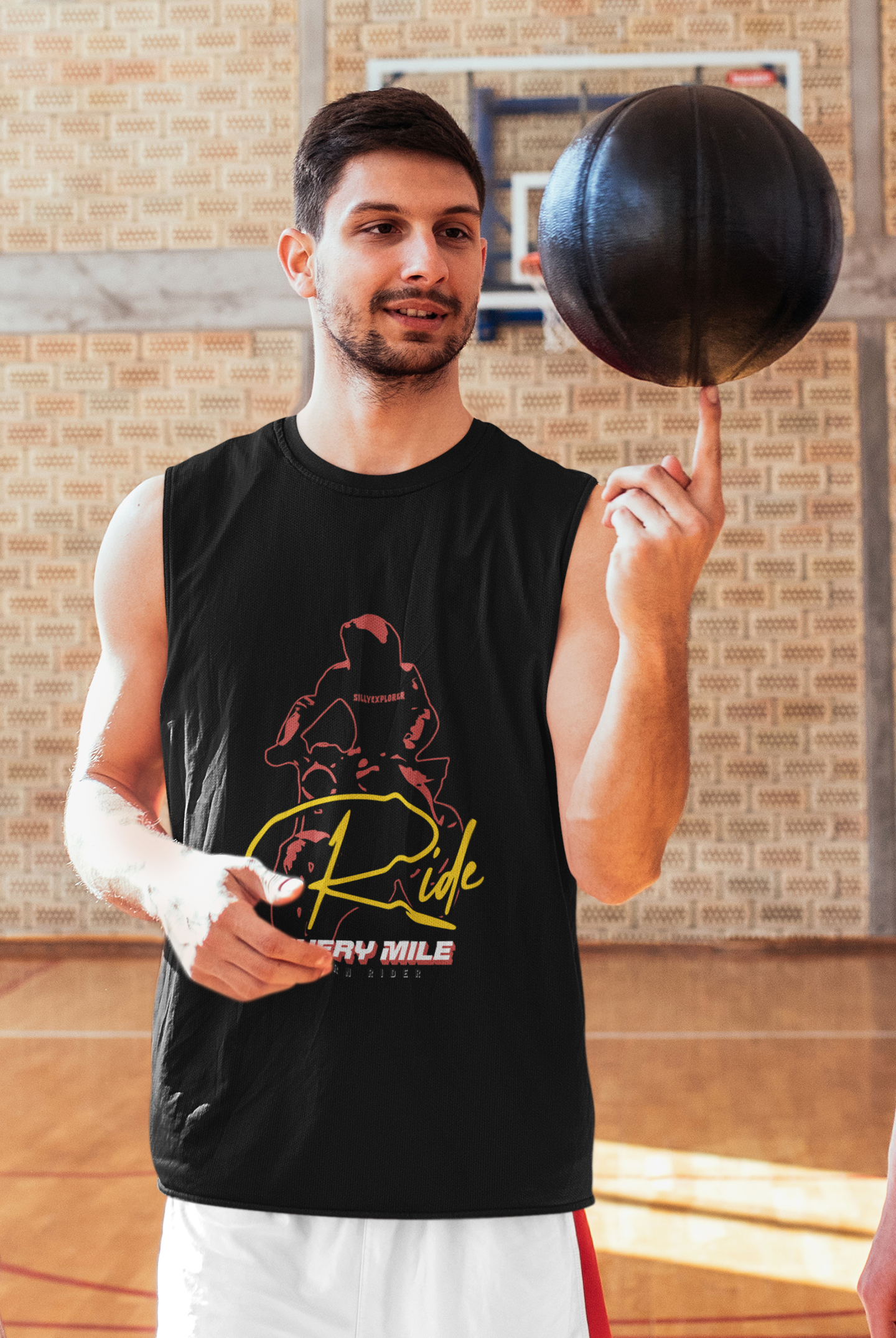 SillyExplorer_Men_Sleeveless_T-Shirt__Black_Born_Rider