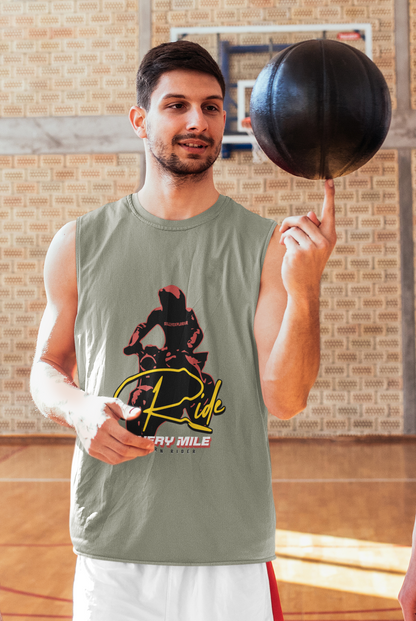 SillyExplorer_Men_Sleeveless_T-Shirt__Charcoal_Born_Rider