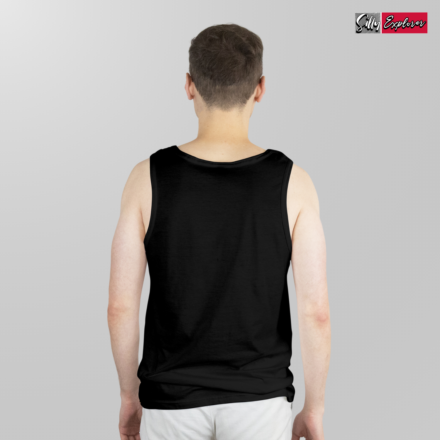 SillyExplorer_Men_Sleeveless_T-Shirt__Black_Born_Rider
