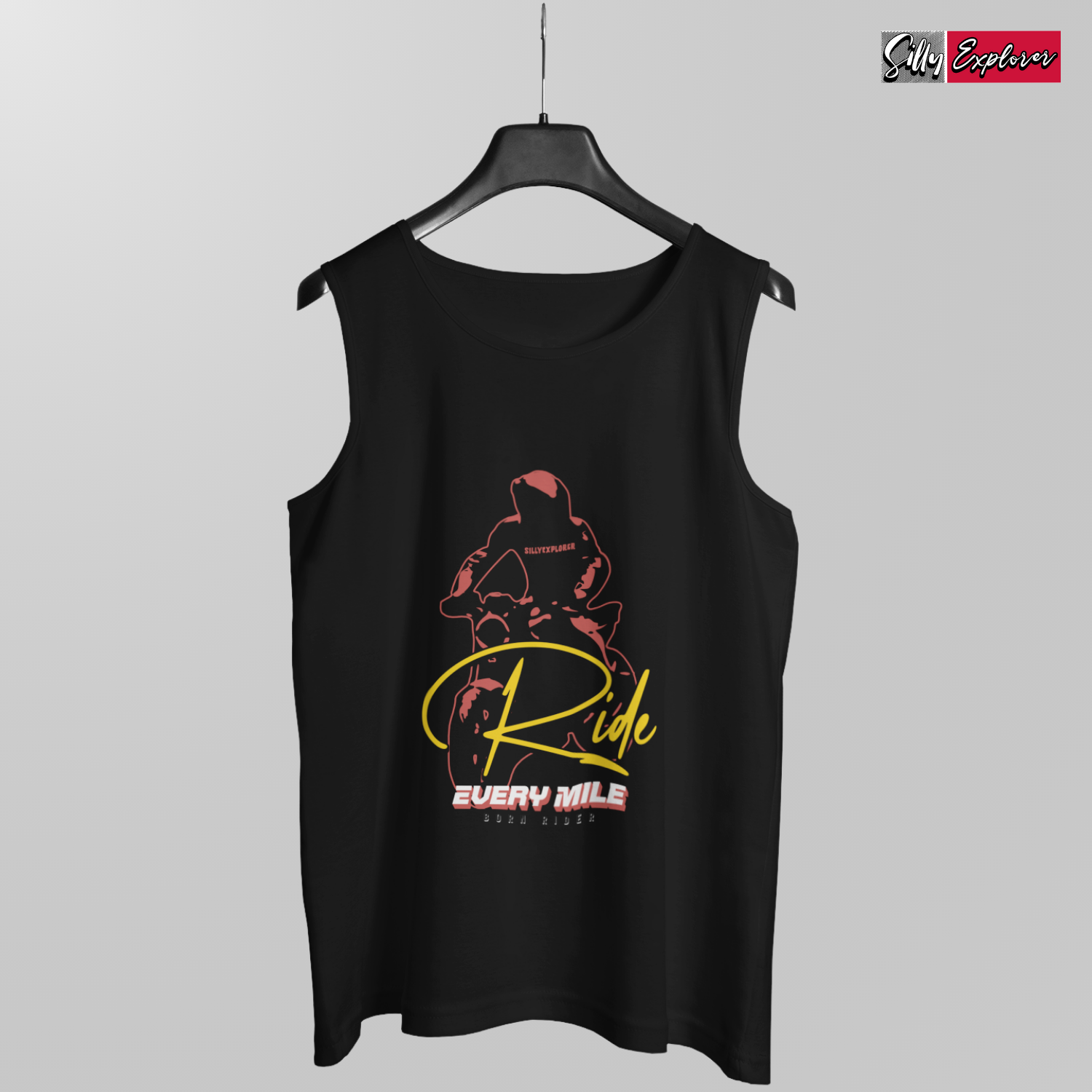 SillyExplorer_Men_Sleeveless_T-Shirt__Black_Born_Rider