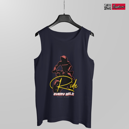 SillyExplorer_Men_Sleeveless_T-Shirt__Navy_Blue_Born_Rider