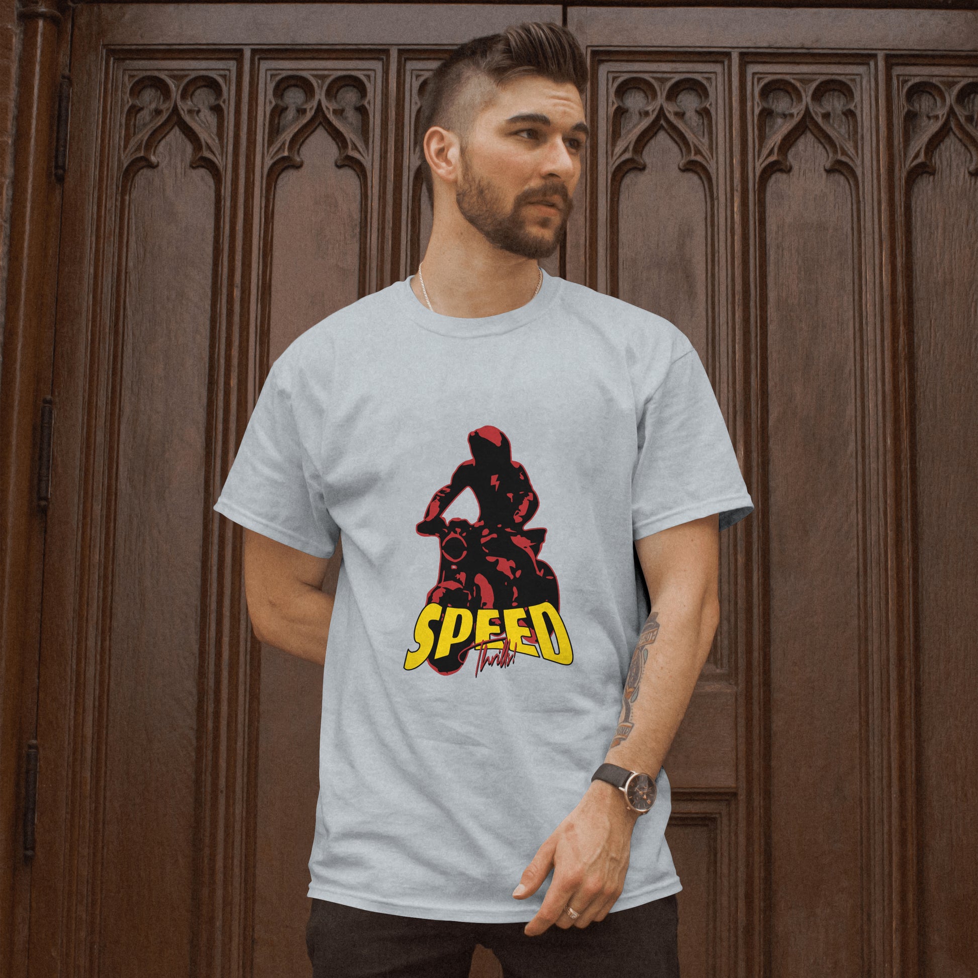 SillyExplorer_Classic_Crewneck_T-Shirt__Grey_Speed_Thrills