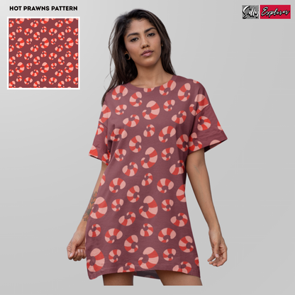Sassy Prawns Night Dress