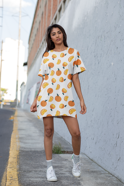 Orange Glow Night Dress