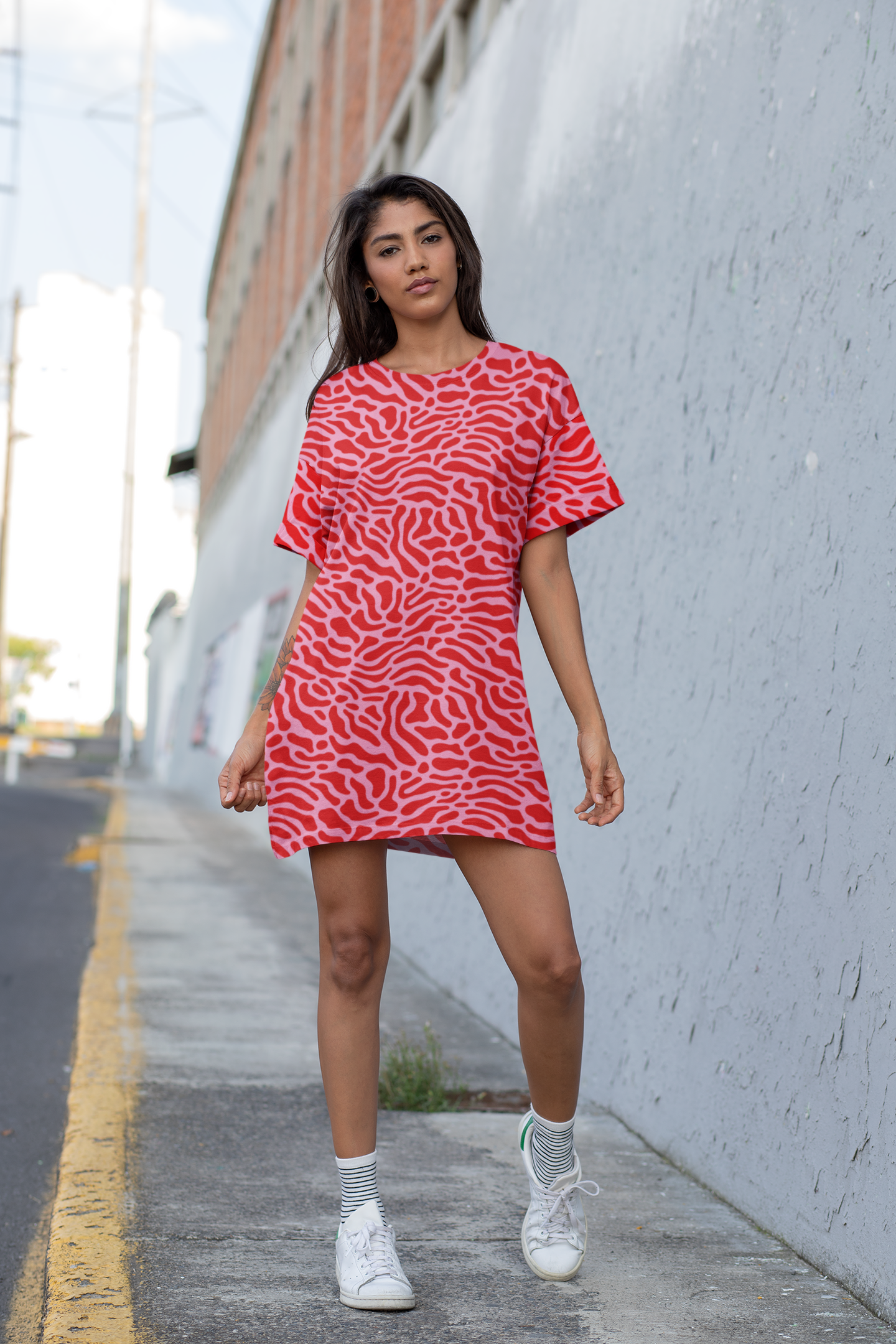 Serene Waves Night Dress
