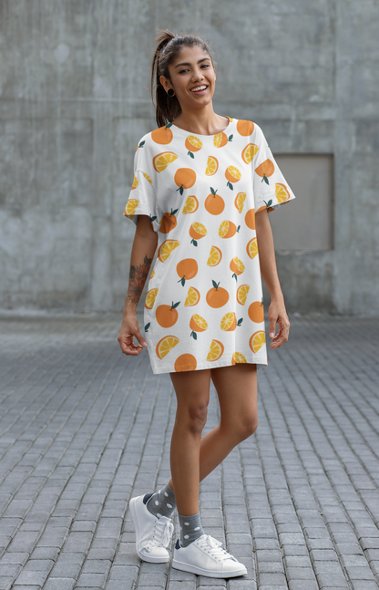 Orange Glow Night Dress